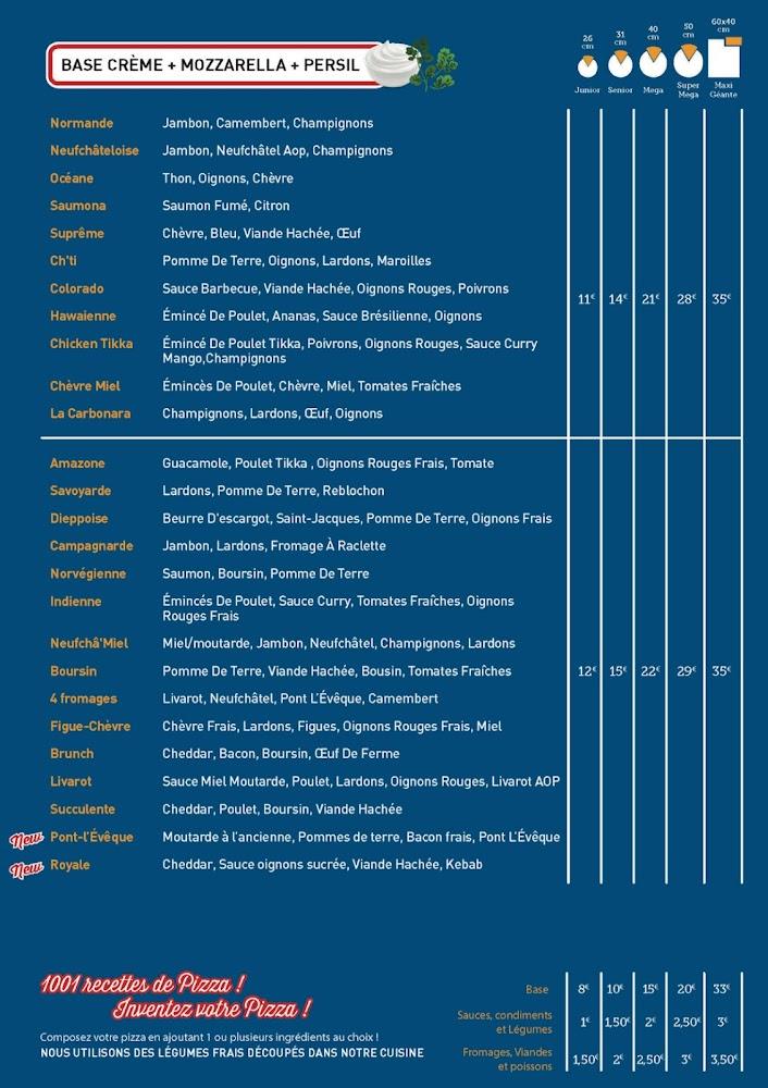 PIZZA VILLAGE- Bosc-Le-Hard - Menu Image 2